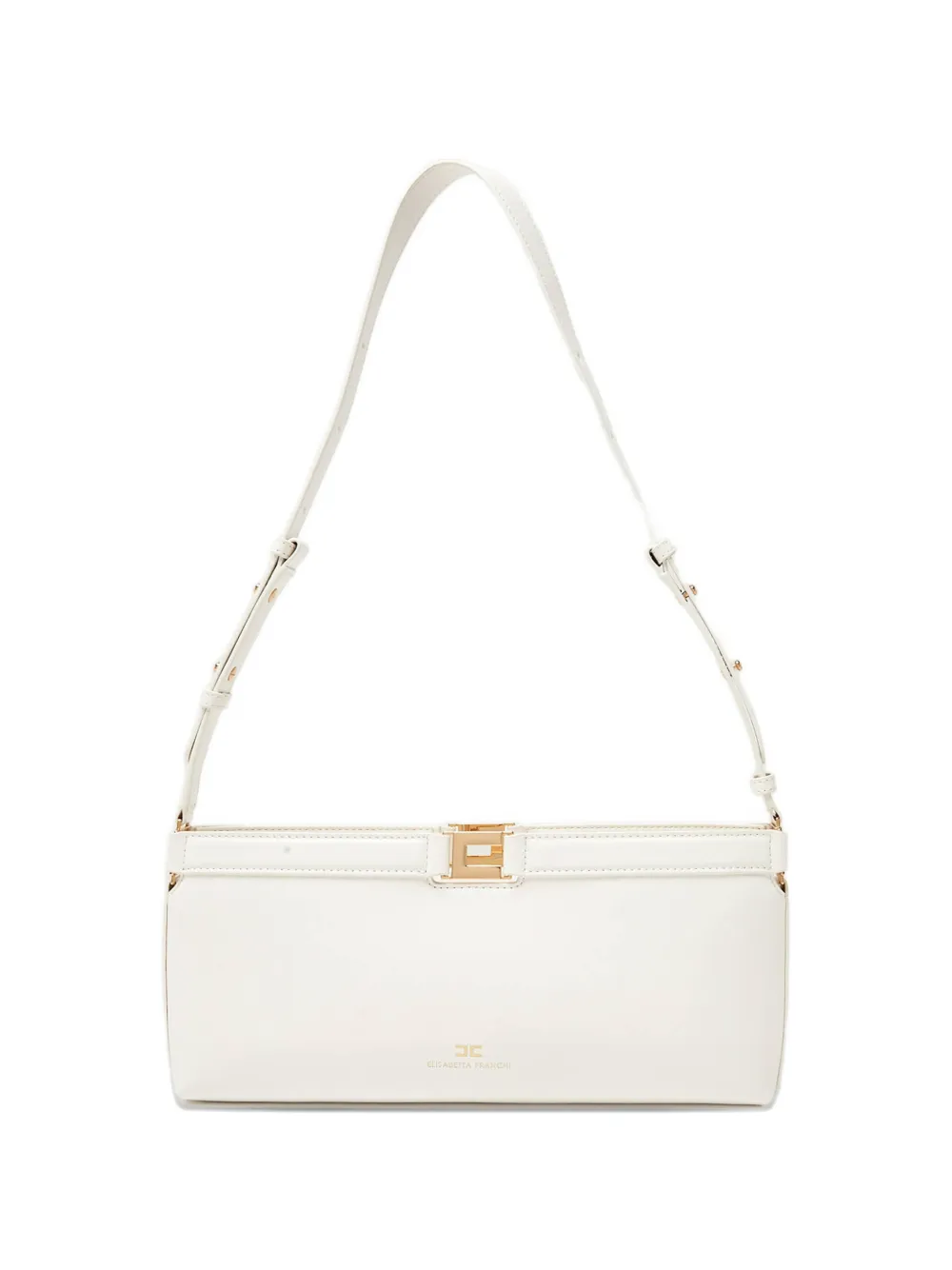 Elisabetta Franchi logo-detail tote bag - Bianco