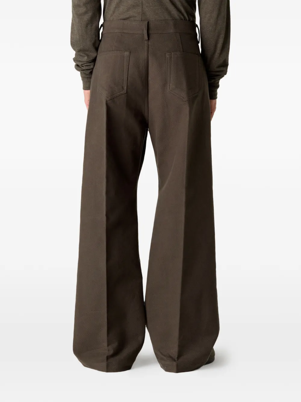  Rick Owens Geth Brushed Twill Jeans - Brown 