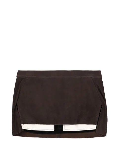 Rick Owens — Fog Cutoff mini skirt