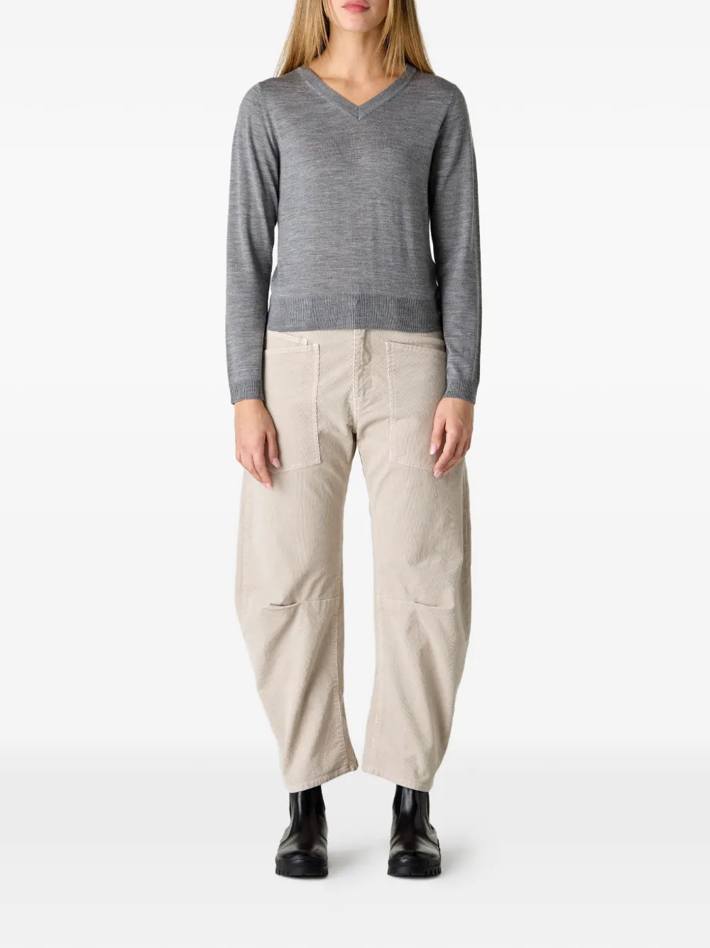  Nili Lotan Janah Sweater - Grey 