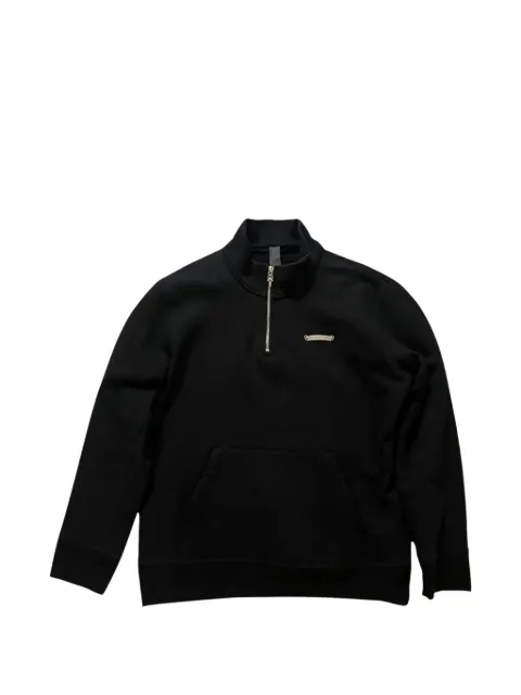 Chrome Hearts embroidered half-zip sweatshirt