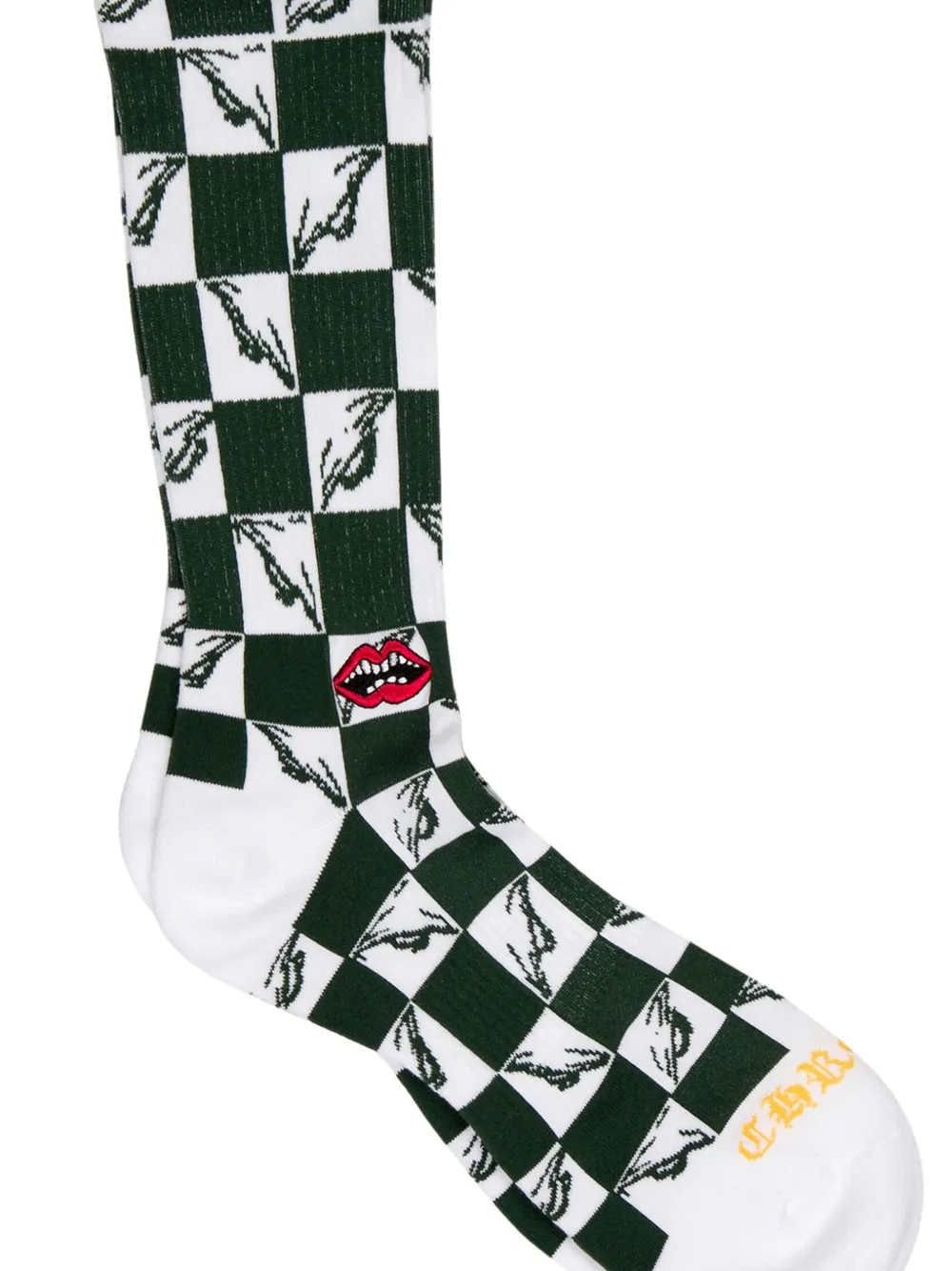 Chrome Hearts 99 Eyes socks - Verde