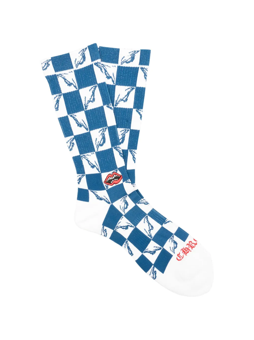 Chrome Hearts Matty Boy 99 Eyes socks - Blu