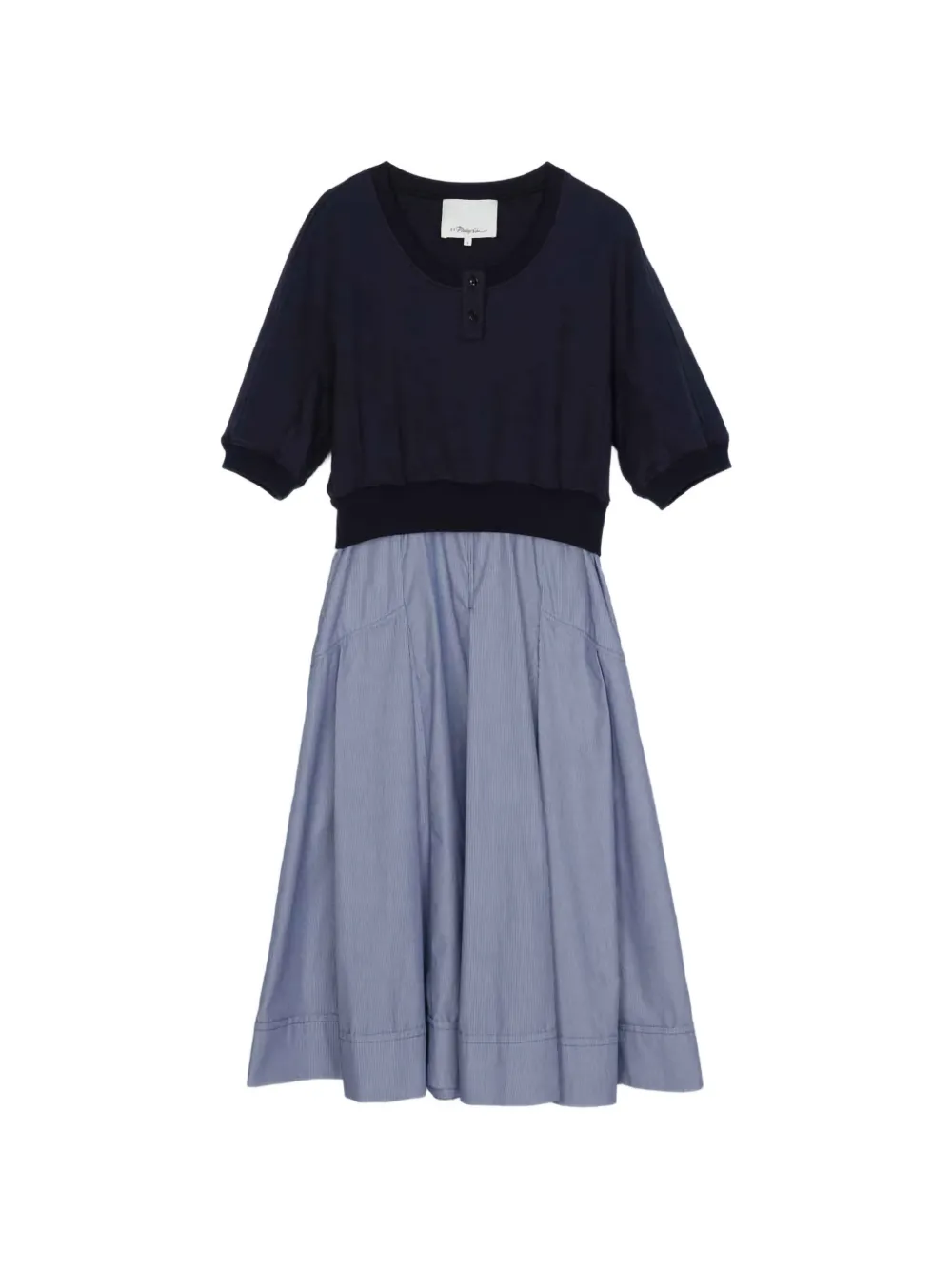 3.1 Phillip Lim button-detail dress - Blu