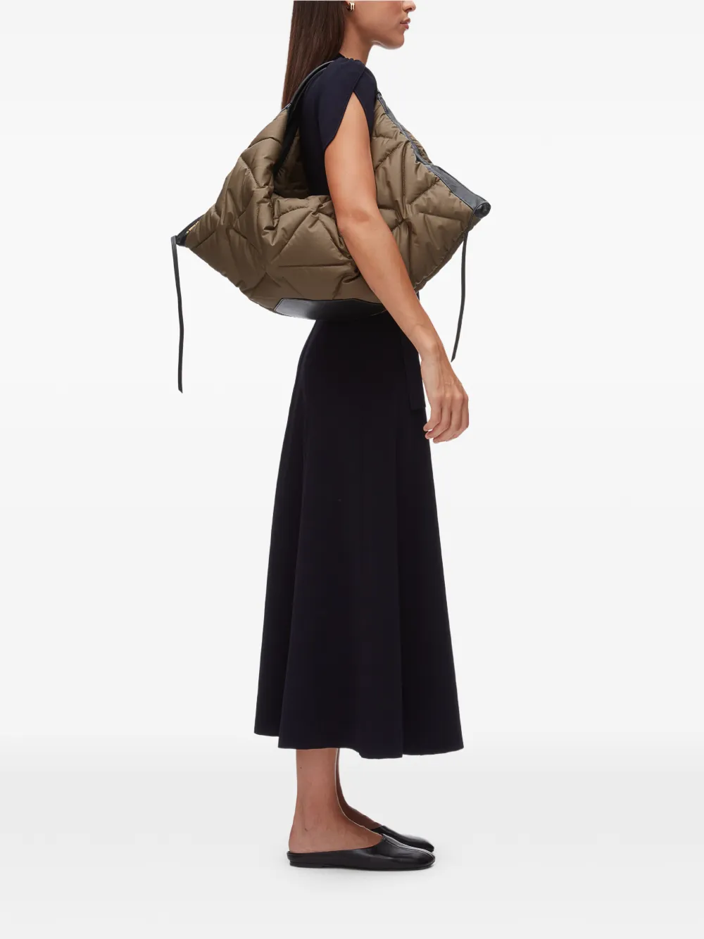 3.1 Phillip Lim Luna grote shopper Groen