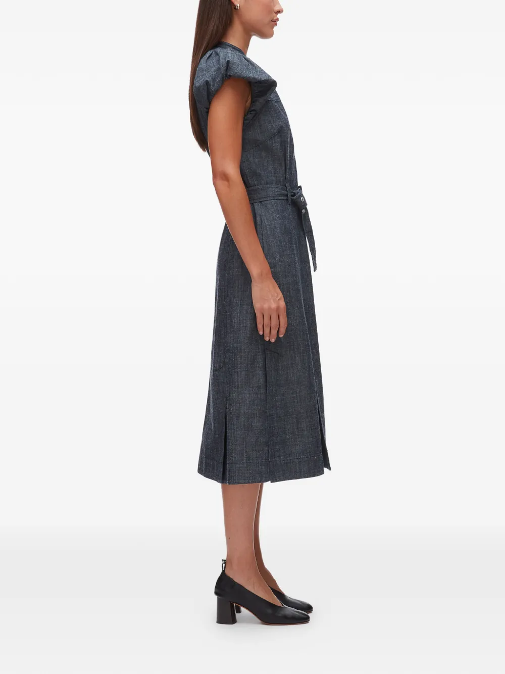 3.1 Phillip Lim Jurk met ceintuur Blauw