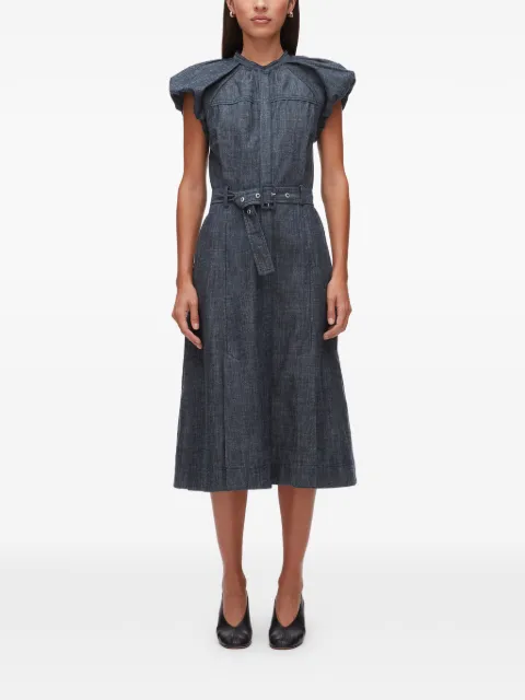 3.1 Phillip Lim robe ceinturée à manches bouffantes