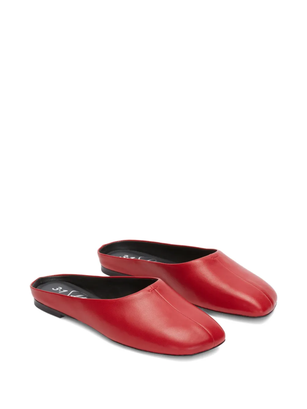 3.1 Phillip Lim ID flat mules Rood