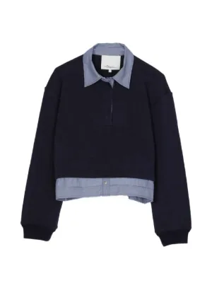 Moncler ストライプカラー ポロシャツ | ブルー | FARFETCH JP