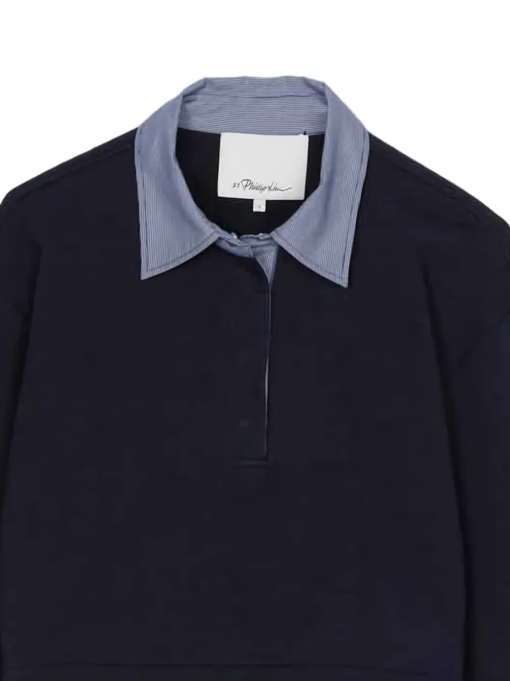 3.1 Phillip Lim Polotop met lange mouwen Blauw