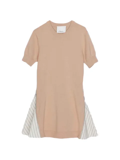 3.1 Phillip Lim zip-detail striped mini dress
