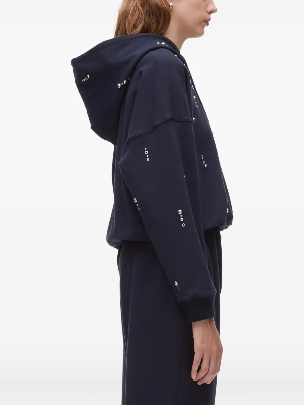 3.1 Phillip Lim Verfraaide hoodie Blauw