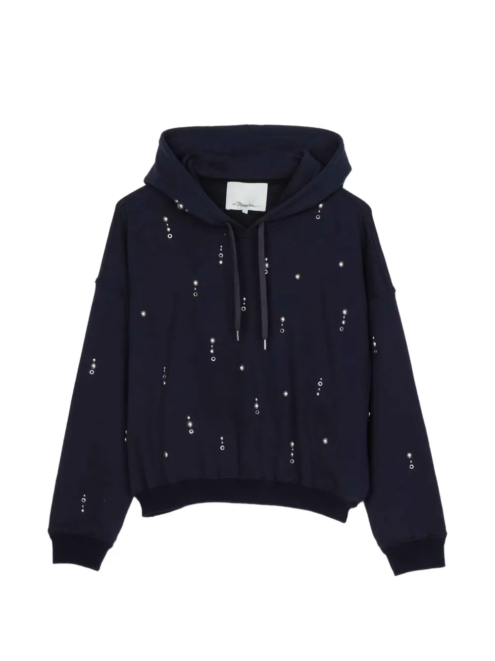 3.1 Phillip Lim embellishment hoodie - Blue
