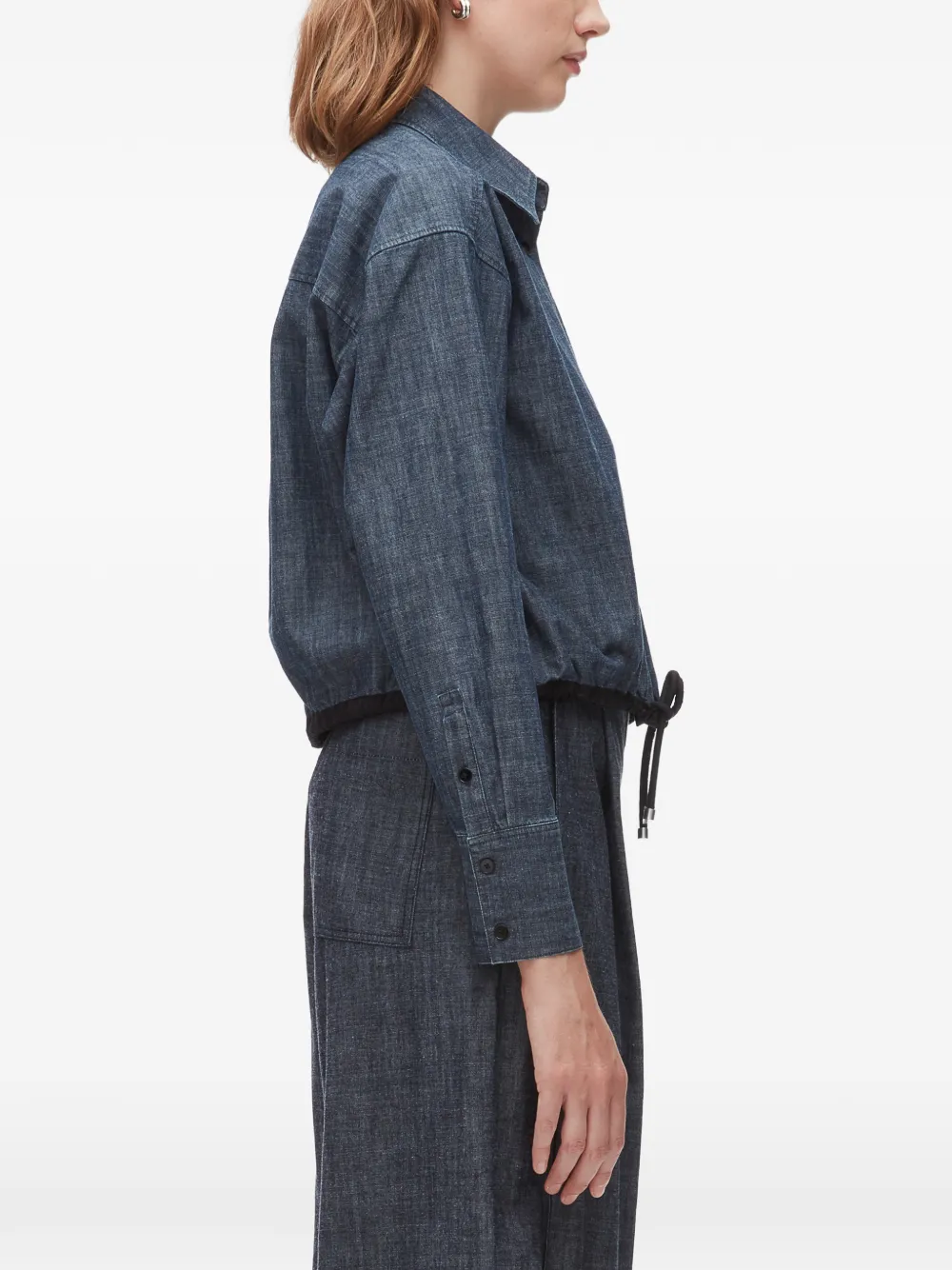 3.1 Phillip Lim Blouse met trekkoord Blauw