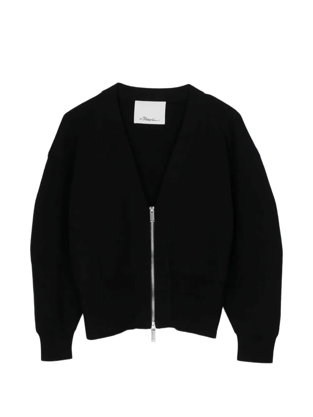 3.1 Phillip Lim V-neck zip-up cardigan - Nero