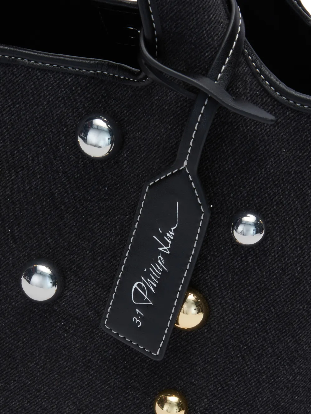 3.1 Phillip Lim Dome mini-shopper Zwart