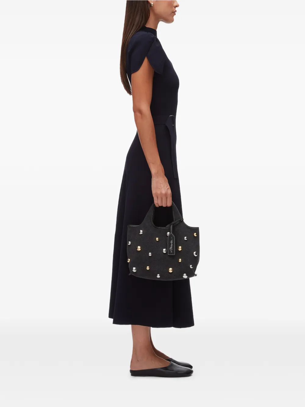 3.1 Phillip Lim Dome mini-shopper Zwart