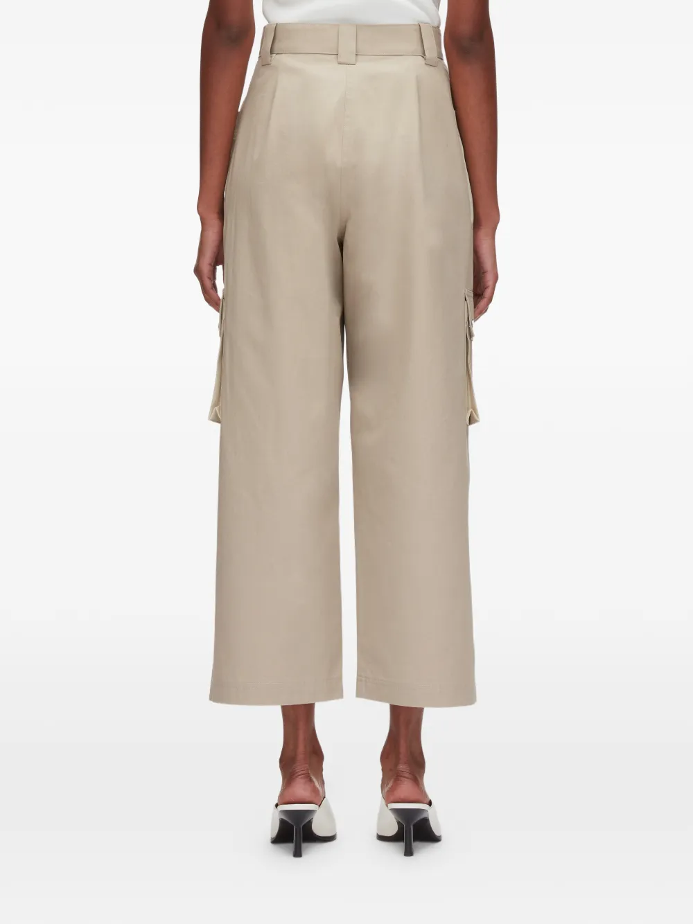 3.1 Phillip Lim Broek met opgestikte zak Beige