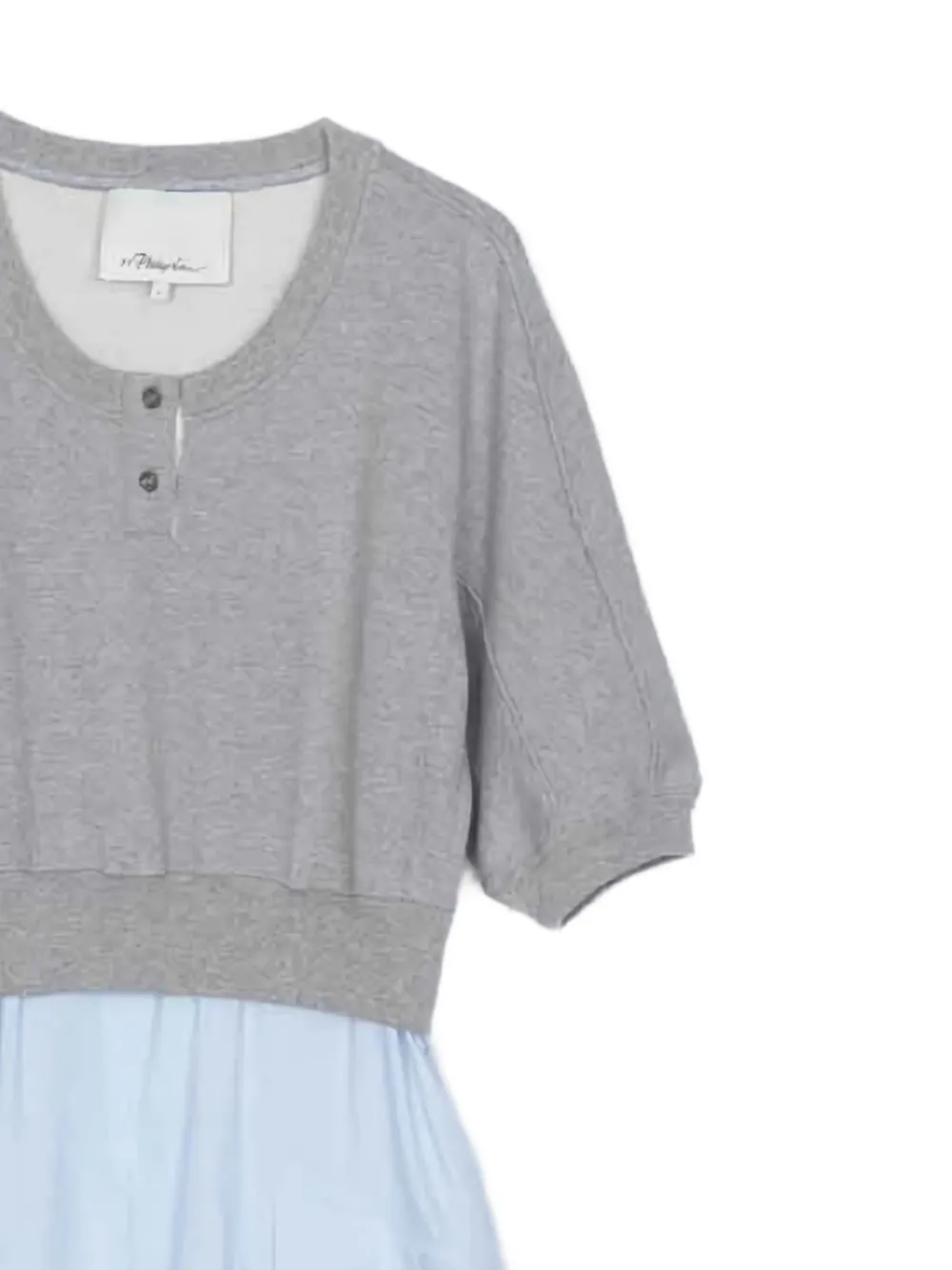  3.1 Phillip Lim Button-detail Dress - Grey 