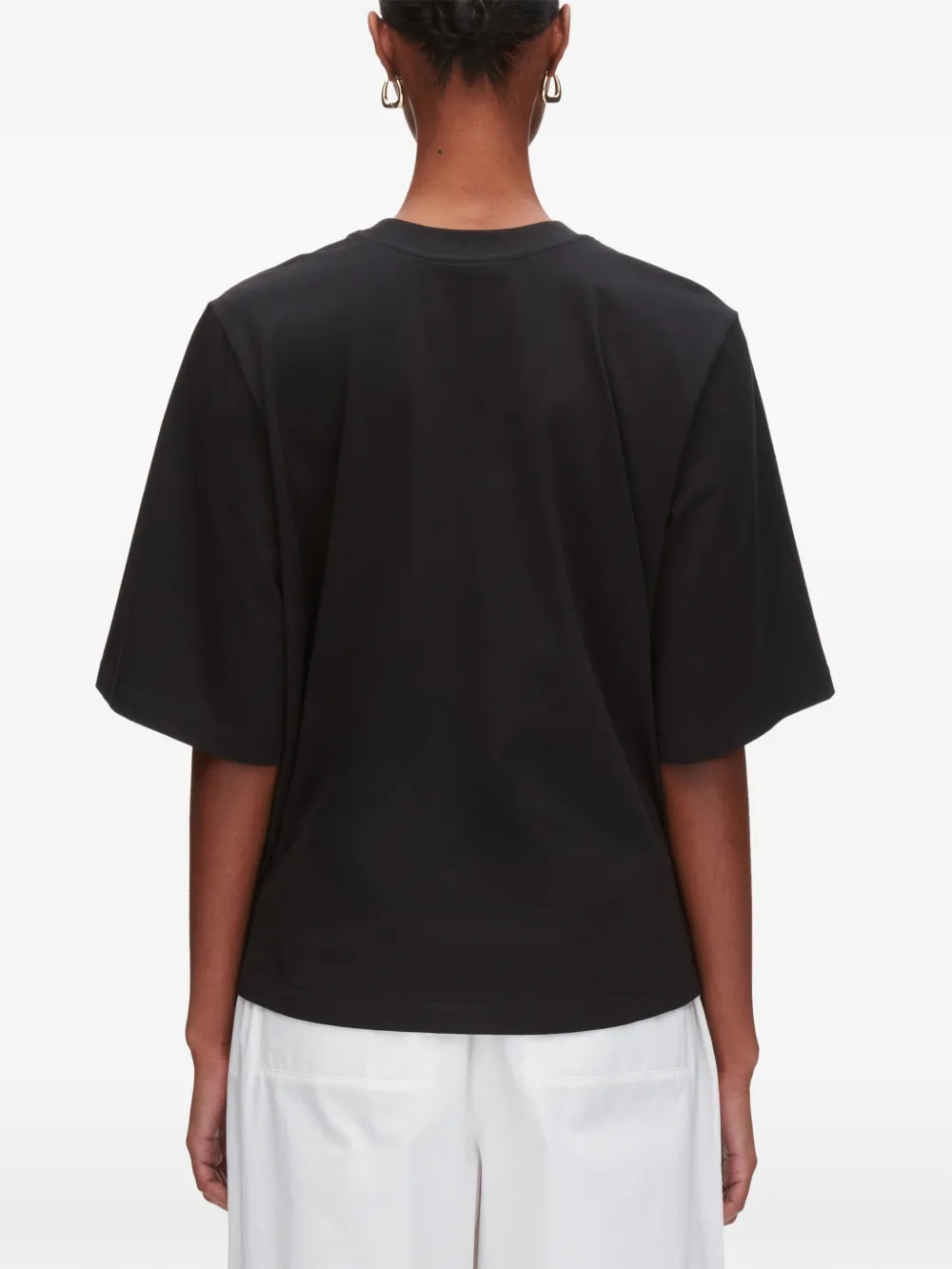 3.1 Phillip Lim T-shirt met applicatie Zwart