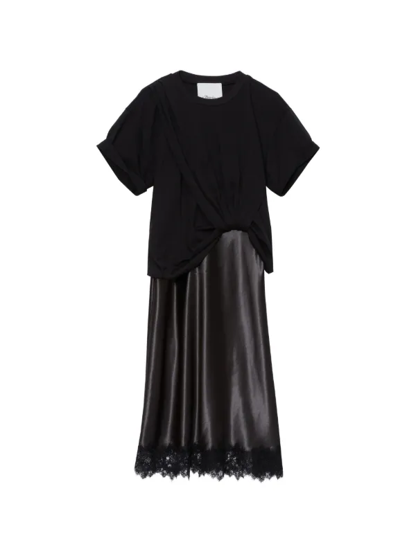 3.1 Phillip Lim ノットレーストリム ドレス | ブラック | FARFETCH JP