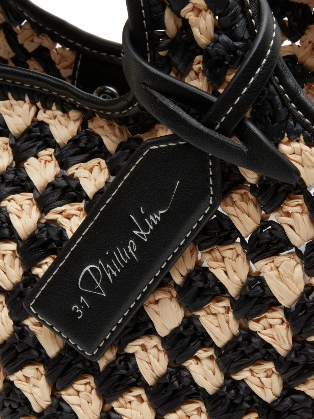 3.1 Phillip Lim Shopper met patroon Zwart