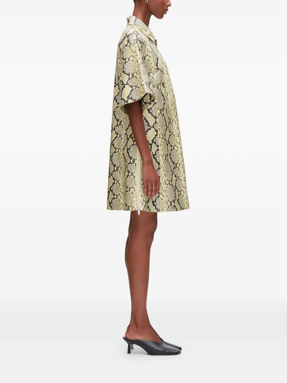 3.1 Phillip Lim Mini-jurk met ritssluiting Beige