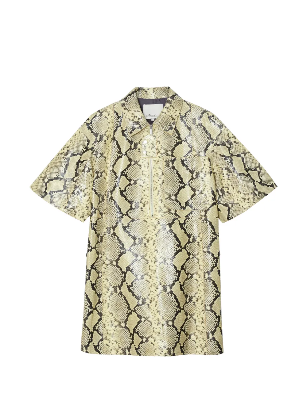 3.1 Phillip Lim zip-fastening mini dress - Toni neutri