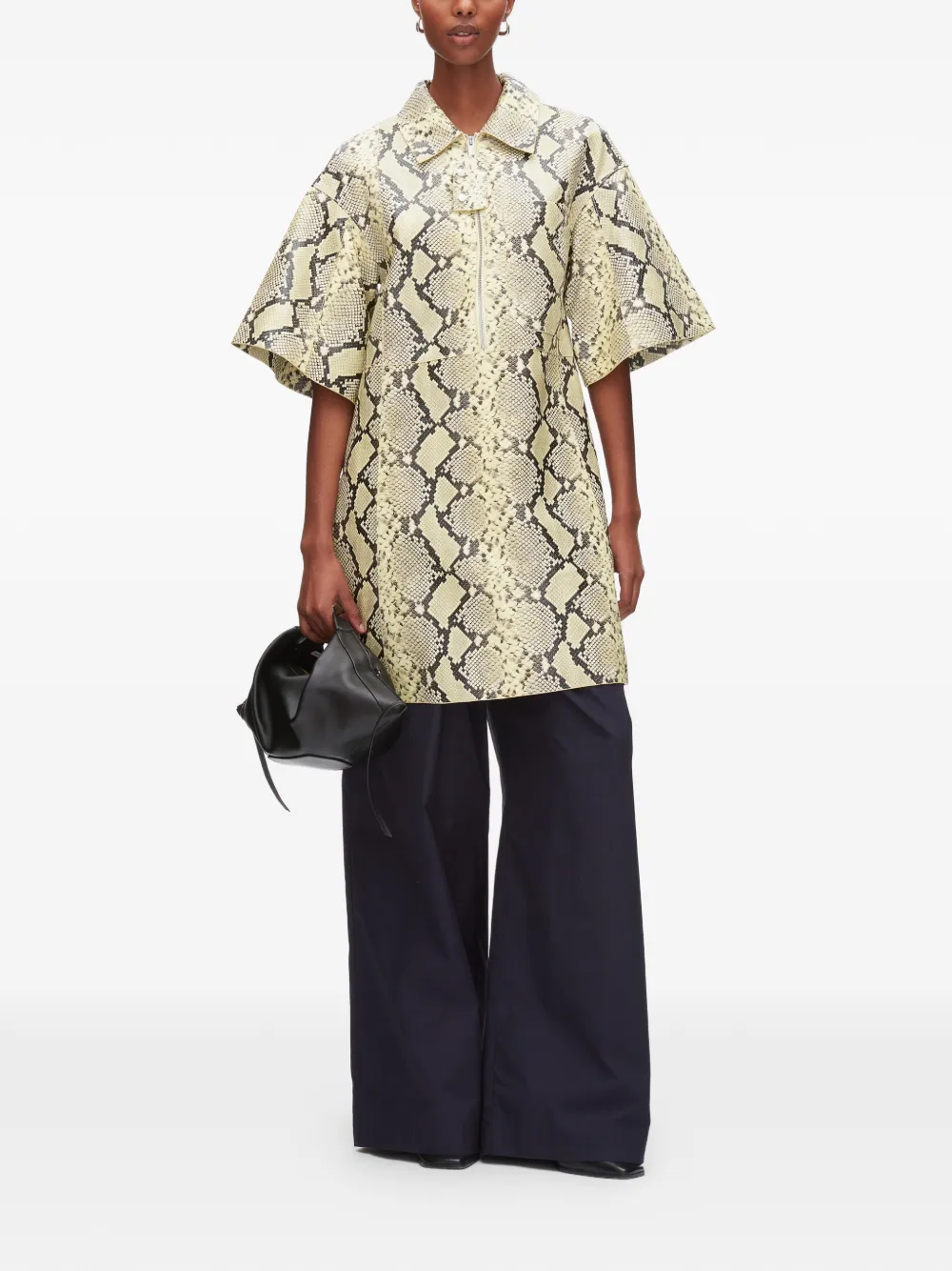 3.1 Phillip Lim Mini-jurk met ritssluiting Beige