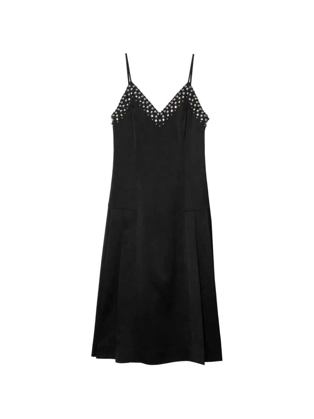 3.1 Phillip Lim Abito midi con scollo a V - Nero