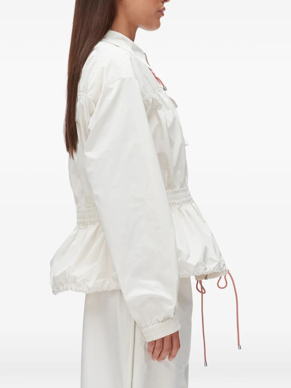 Drawstring Zip-Up Jacket