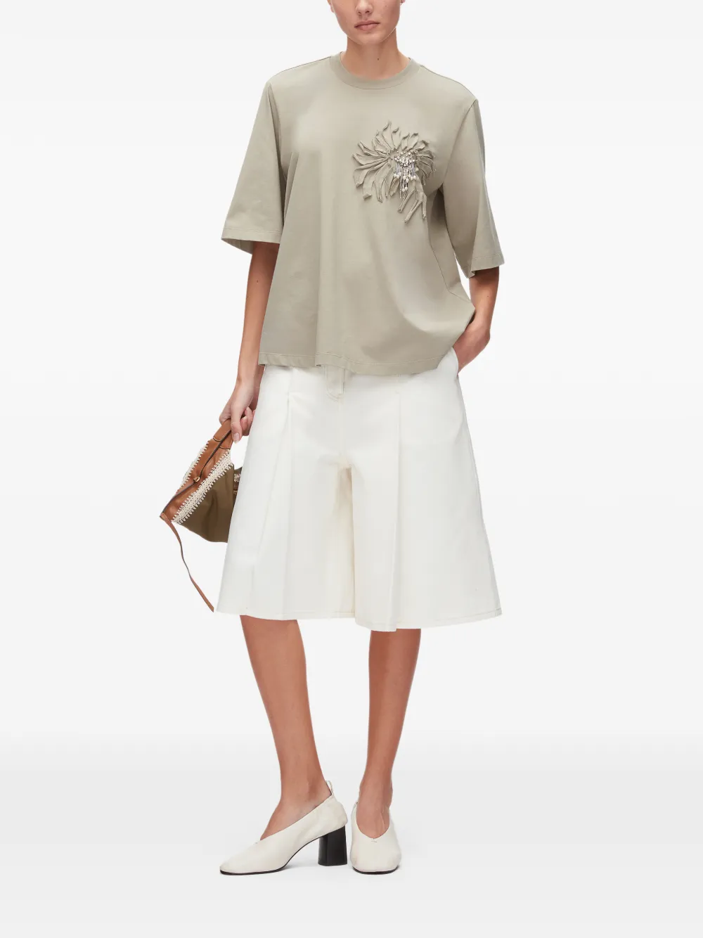 3.1 Phillip Lim Verfraaid T-shirt Groen