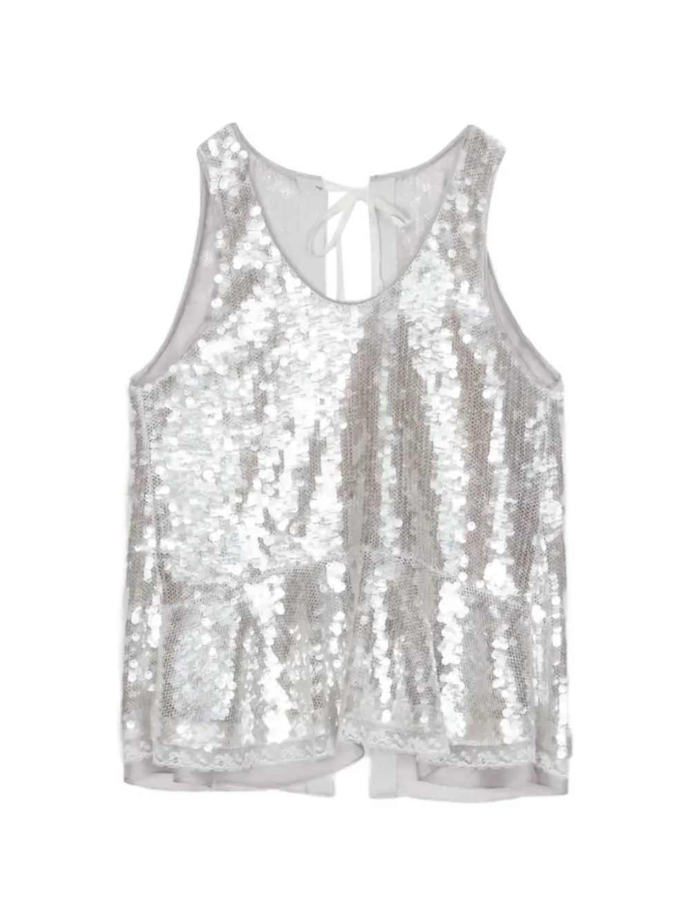 3.1 Phillip Lim Top con paillettes - Argento