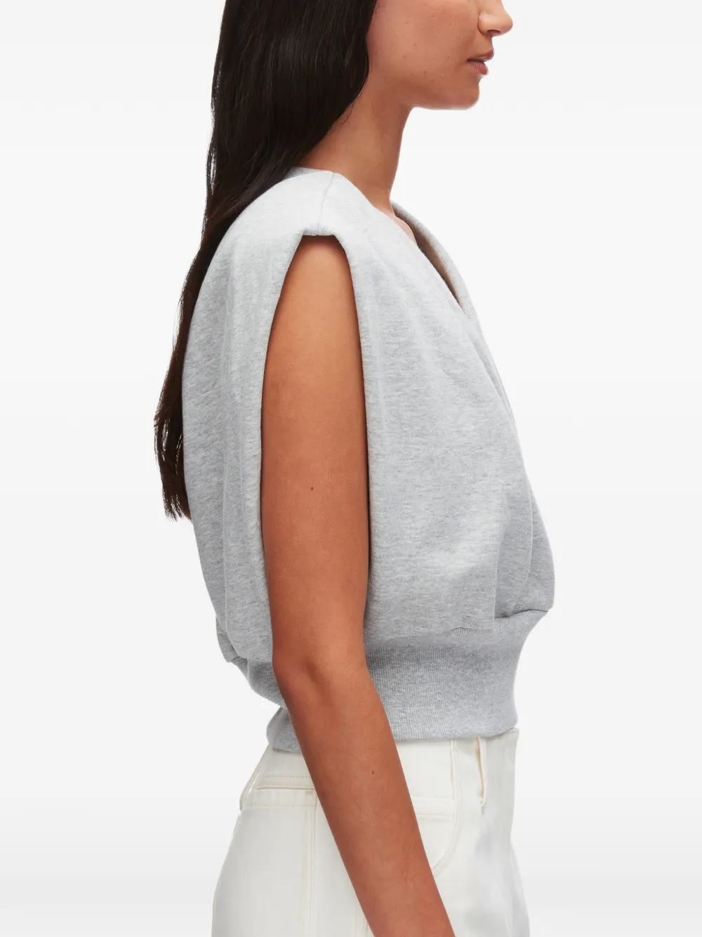 V-Neck Sleeveless Top