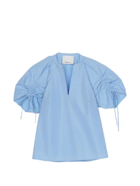 3.1 Phillip Lim top con cordones y cuello en V