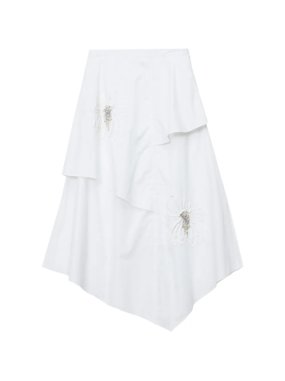 3.1 Phillip Lim Gonna midi a fiori - Bianco