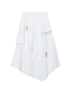 JW Anderson アシンメトリー スカート | ホワイト | FARFETCH JP