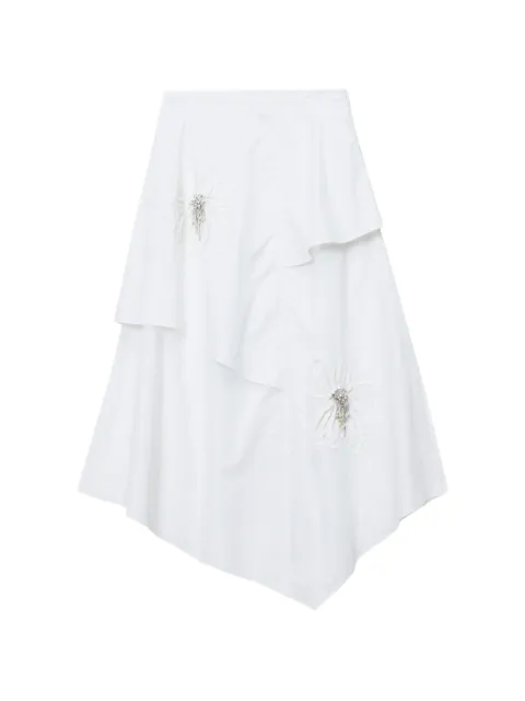 3.1 Phillip Lim — floral ruffled midi skirt