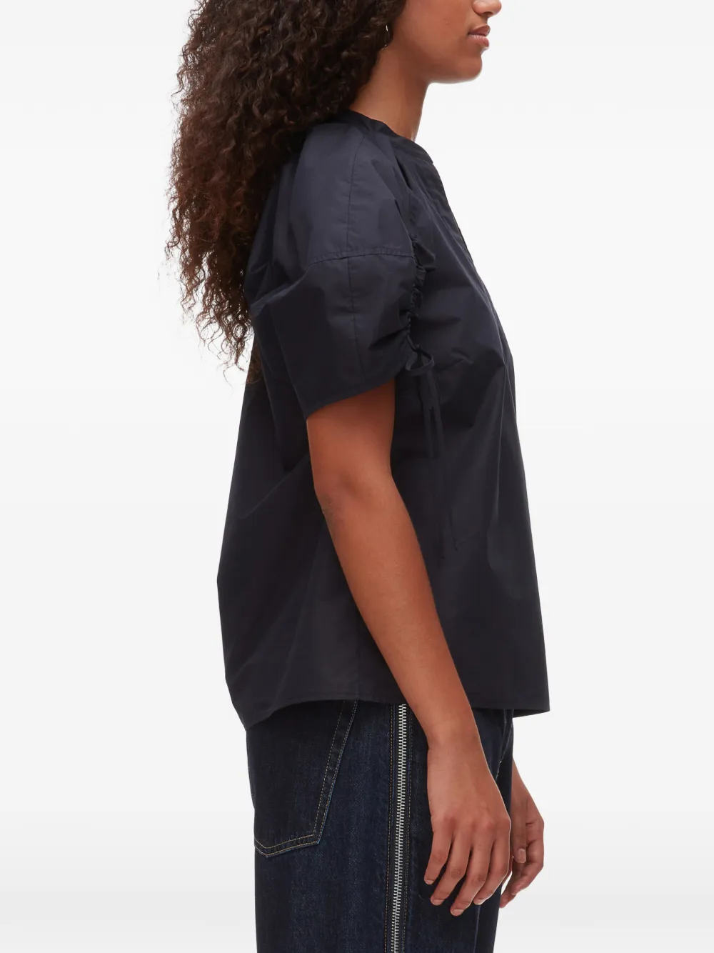 3.1 Phillip Lim Top met V-hals Blauw