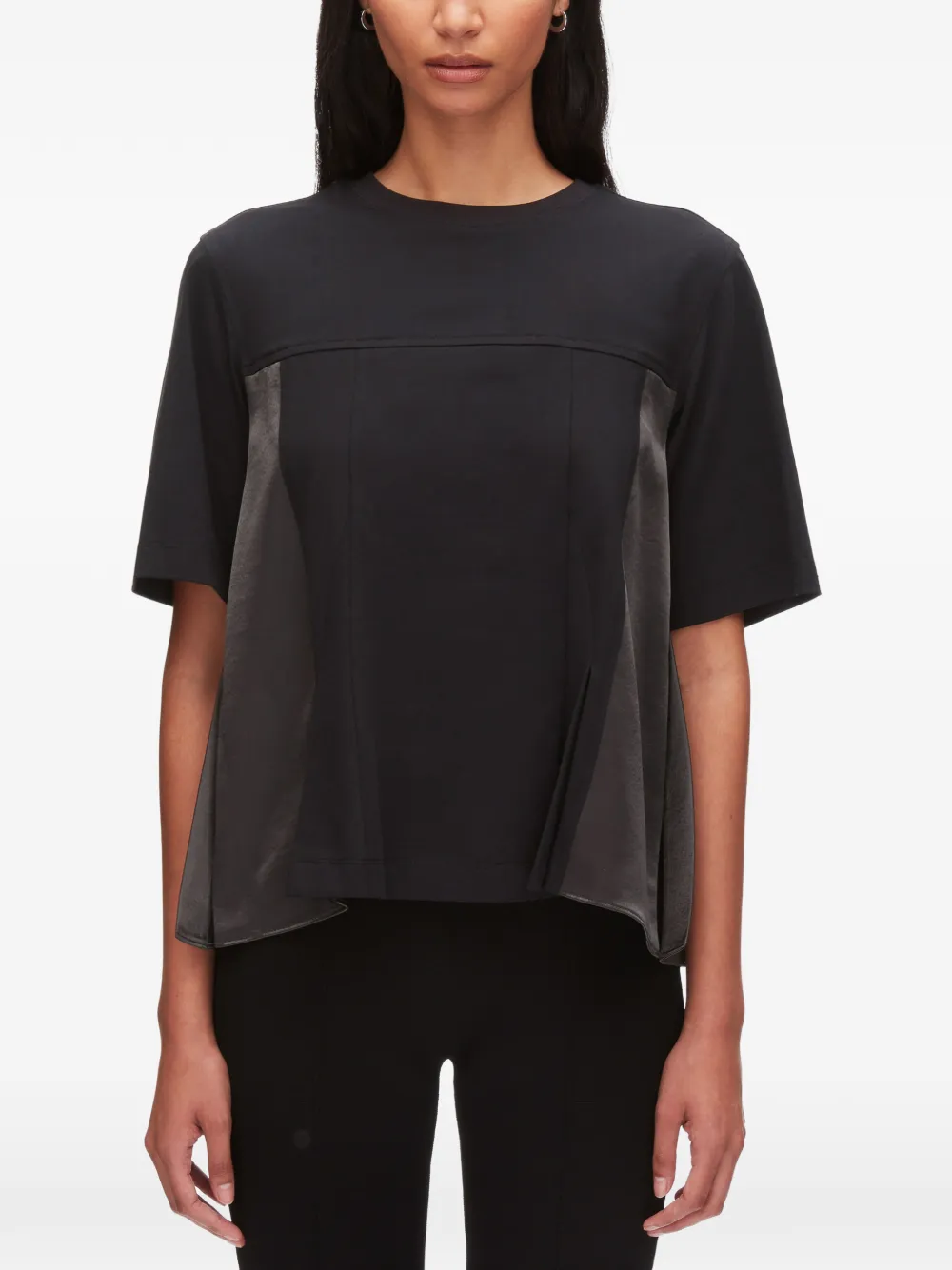  3.1 Phillip Lim Panelled T-shirt - Black 