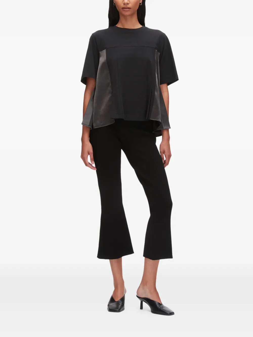  3.1 Phillip Lim Panelled T-shirt - Black 