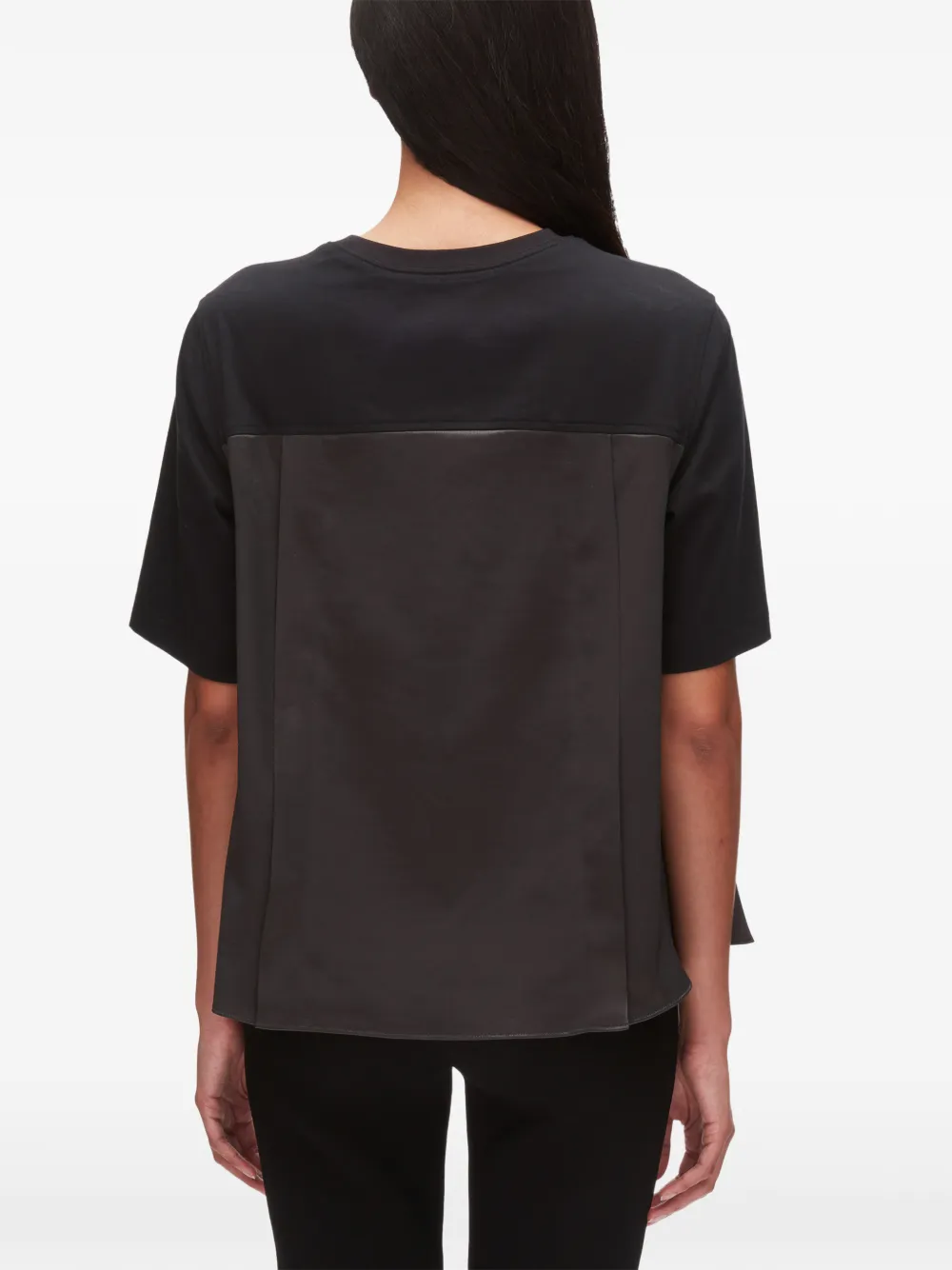 3.1 Phillip Lim T-shirt met vlakken Zwart