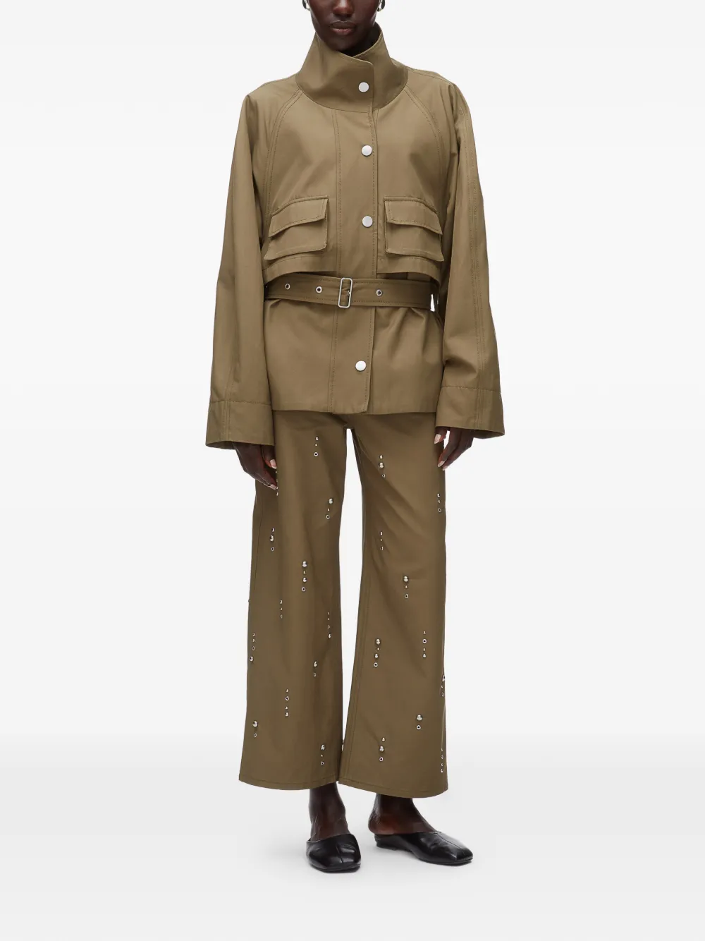  3.1 Phillip Lim Belted Jacket - Neutrals 