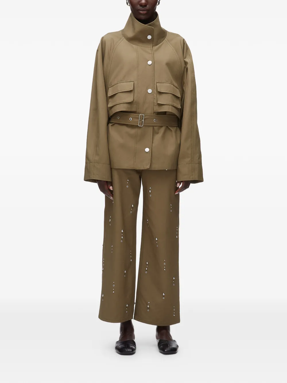  3.1 Phillip Lim Belted Jacket - Neutrals 