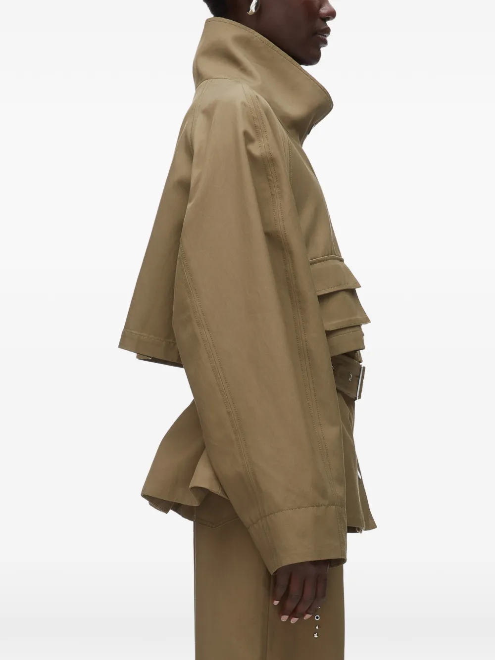 3.1 Phillip Lim Jas met riem Beige
