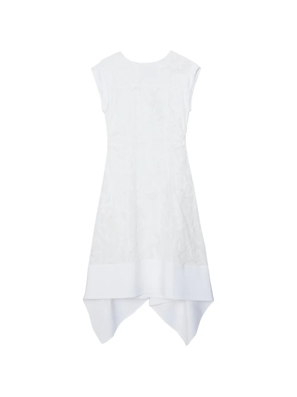 3.1 Phillip Lim Abito midi a fiori con fiocco - Bianco