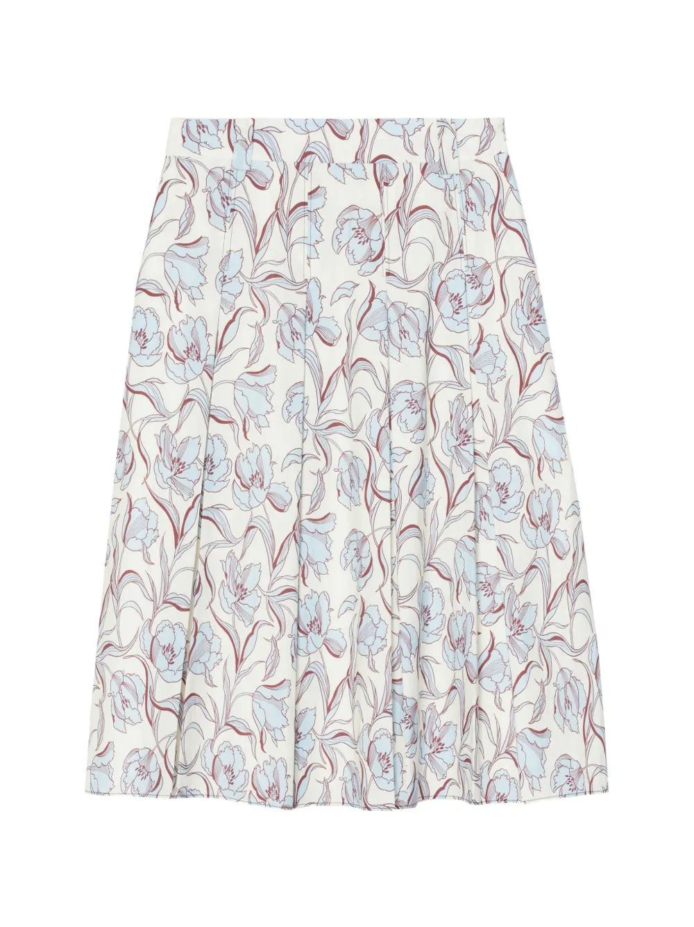 3.1 Phillip Lim Gonna midi a fiori - Toni neutri