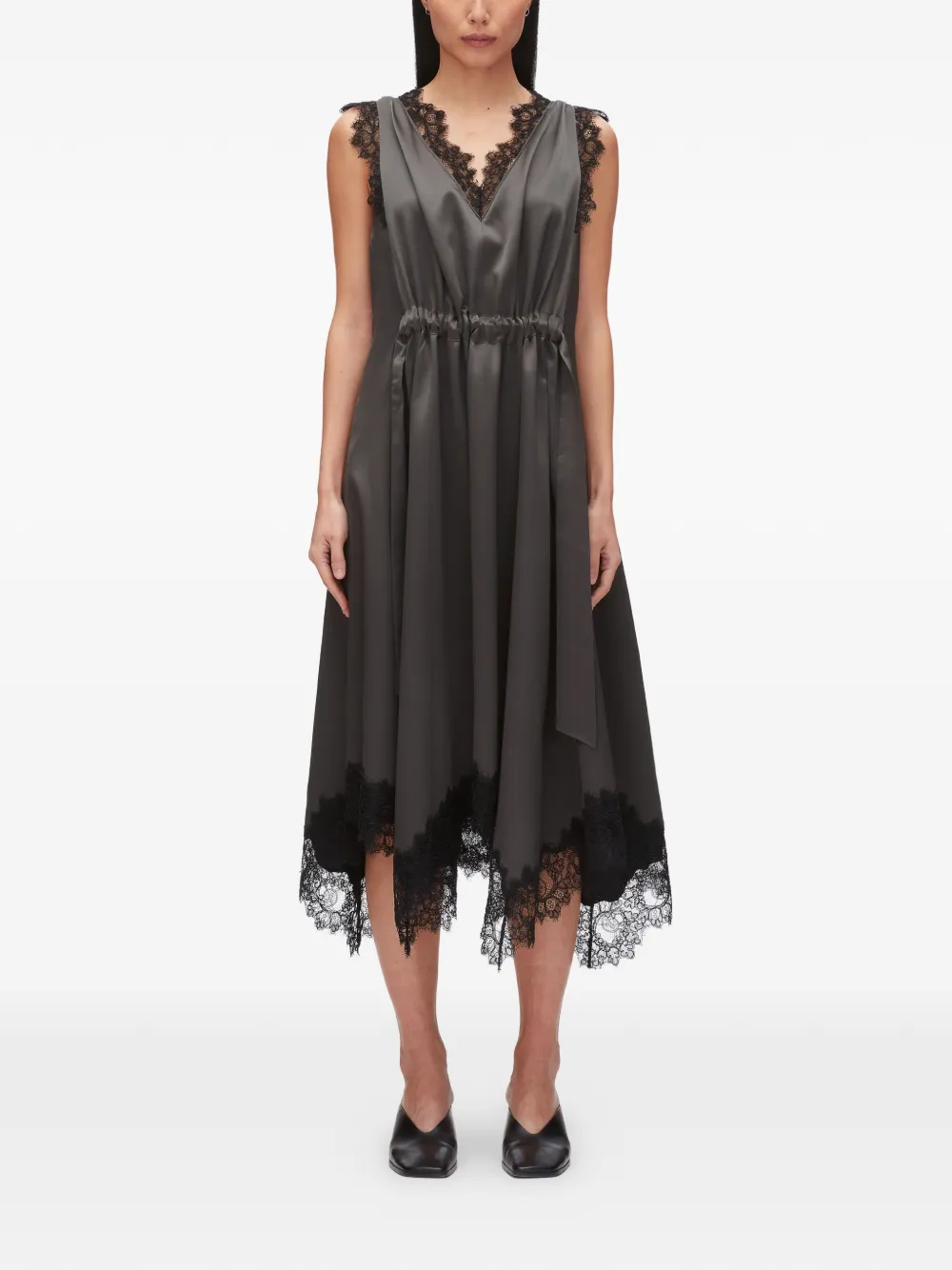 3.1 Phillip Lim Jurk van kant Grijs