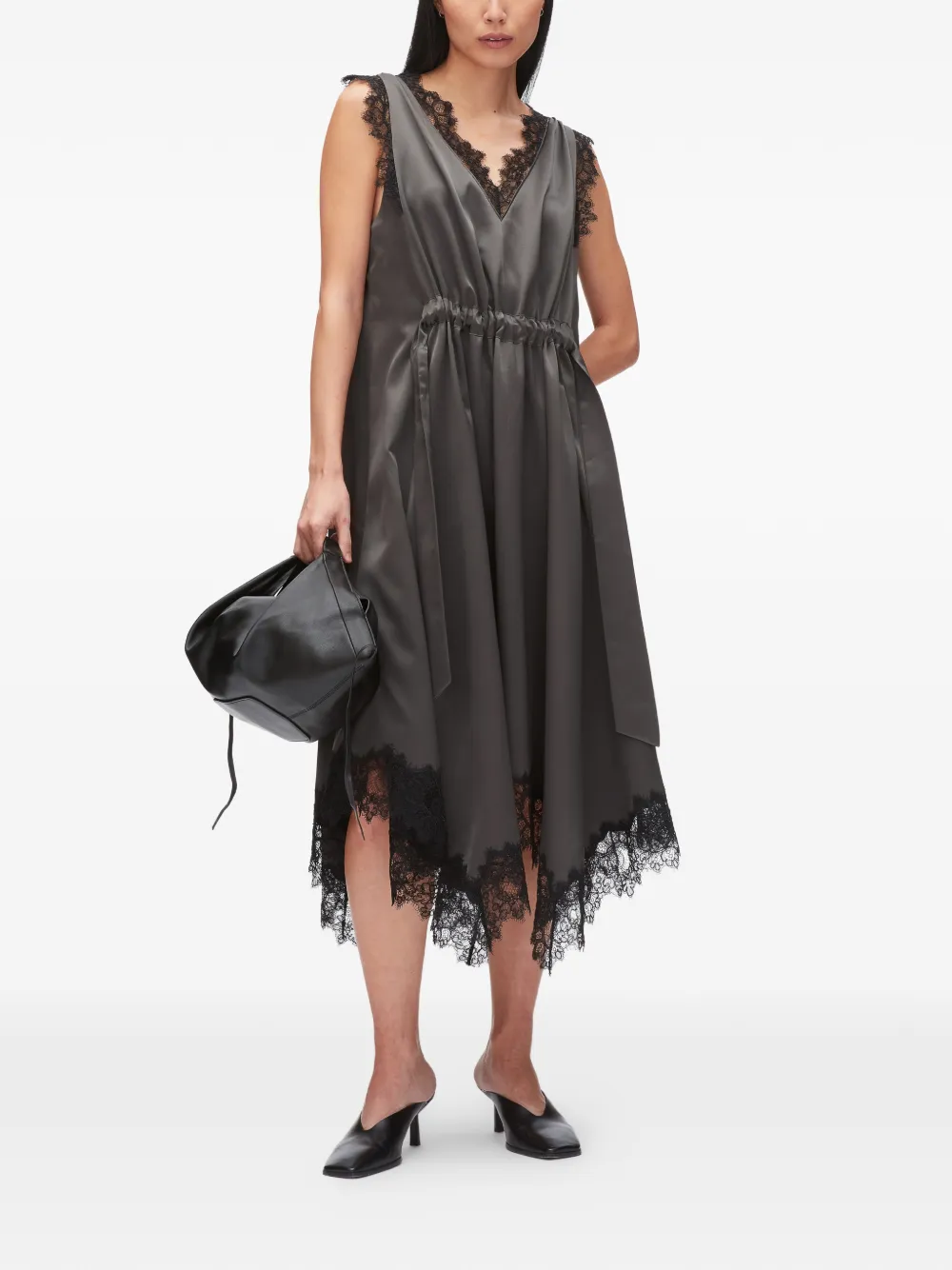 3.1 Phillip Lim Jurk van kant Grijs