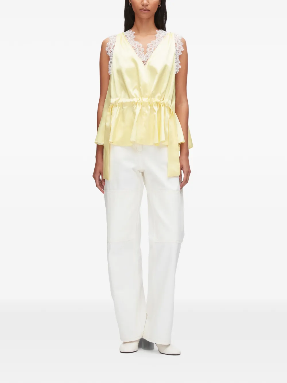 3.1 Phillip Lim Top met v-hals Geel